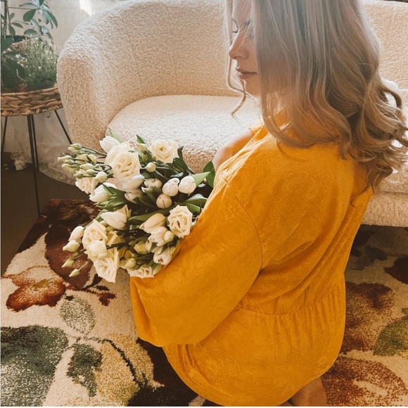 Zara Jacquard Knotted Mini Dress NWT - Picture 13 of 17